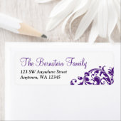 Eleganter Lila Blüh Bat Mitzvah (Insitu)