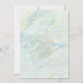 Eleganter Lila Blumengarten Grüne 70. Geburtstag Einladung (Rückseite)