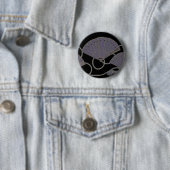 Eleganter lila Fächer Button (Beispiel)