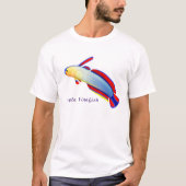 Eleganter lila Firefish T - Shirt (Vorderseite)