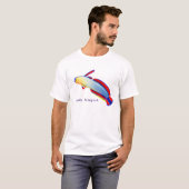 Eleganter lila Firefish T - Shirt (Vorne ganz)