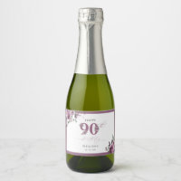 Eleganter Lila Flor 90. Geburtstag
