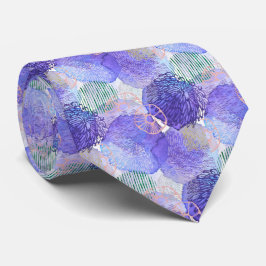 Eleganter Lila floral Necktie Krawatte