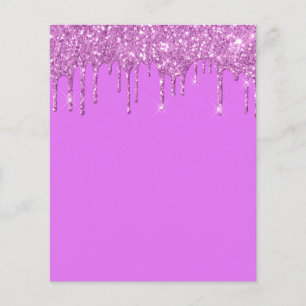 Eleganter lila Flyer