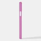 Eleganter Lila gebürsteter Metallname iPhone Hülle (Rechte Seite)