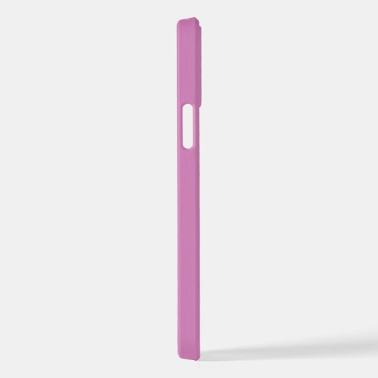 Eleganter Lila gebürsteter Metallname iPhone Hülle (Rechte Seite)