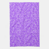Eleganter Lila Glitzer Küchentuch (Vertikal)