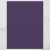 Eleganter Lila Hochzeitplan (Rückseite)