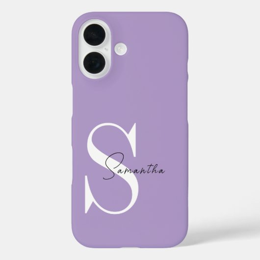 Eleganter Lila iPhone-Fall mit Personalisierten Case-Mate iPhone Hülle (Rückseite)