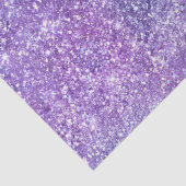 Eleganter, Lila Iridescent Gradient Glitzer Seidenpapier (Detail)