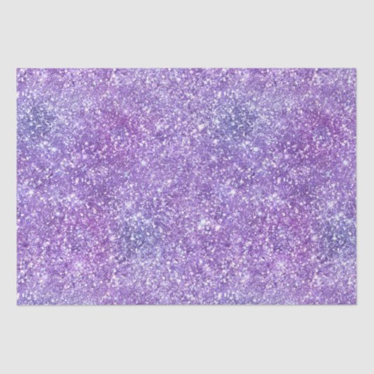 Eleganter, Lila Iridescent Gradient Glitzer Seidenpapier (Vorderseite)