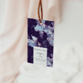 Eleganter Lila künstlerischer Brush Stroke Vielen Geschenkanhänger