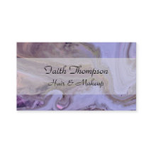 Eleganter lila Marmor-Friseur