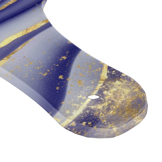 Eleganter Lila Marmorboden Agate Mit Monogramm Schneidebrett (Ecke)