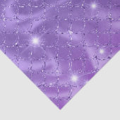 Eleganter Lila Mermaid-Scales Metallic-Glitzer Seidenpapier (Detail)