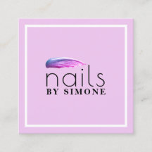 Eleganter lila Nagellack