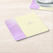 Eleganter Lila Paper Untersetzer (angewinkelt)