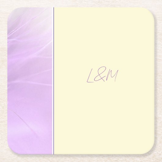 Eleganter Lila Paper Untersetzer (Vorderseite)