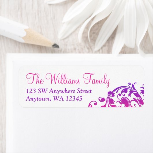 Eleganter Lila rosa Blüh (Insitu)