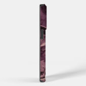 Eleganter Lila schwarzer Marmor Cool Case-Mate iPhone Hülle (Rückseite / Rechts)