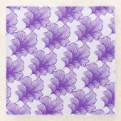 Eleganter Lila Untersetzer (Vorderseite)