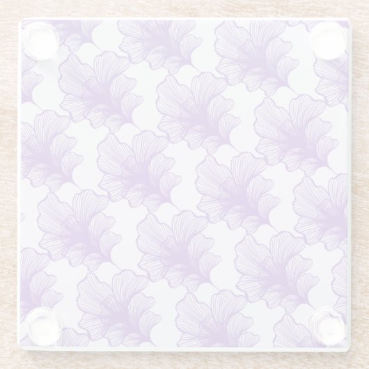 Eleganter Lila Untersetzer (Rückseite)