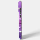 Eleganter Lilac-Glitzer-Hintergrund Case-Mate iPhone Hülle (Rückseite / Links)