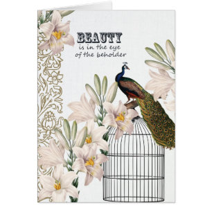 Eleganter Lilien-Pfau