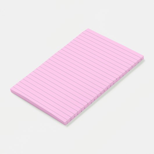 Eleganter Lined Pink Post - Anmerkungen Post-it Klebezettel (angewinkelt)
