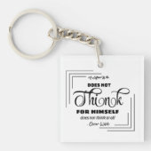 Eleganter Logo-Schlüsselanhänger Schlüsselanhänger (Vorderseite)