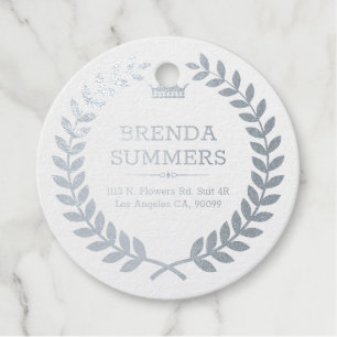 Eleganter Lorbeerkranz aus Gold Geschenkanhänger