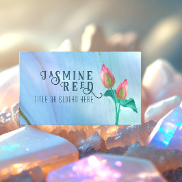 Eleganter Lotus Bud für Wellness Wellness-Center | Visitenkarte