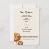 Eleganter Löwenzauber - Lebensfotokarte Einladung (Rückseite)