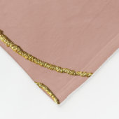 Eleganter Luxus Barockdecke Fleecedecke (Ecke)