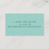 Eleganter Luxus Beruflich Glitterie Visitenkarte (Rückseite)