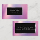 Eleganter Luxus Beruflich, Shiny Visitenkarte (Vorne/Hinten)