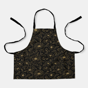 Eleganter Luxus-Blumen-Seamless Schürze