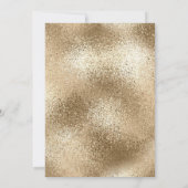 Eleganter Luxus Blush Pink Gold Marmor Sweet 16 Einladung (Rückseite)