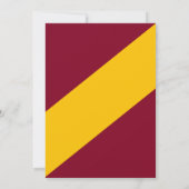 Eleganter Luxus Burgund und Gold 40. Geburtstag Einladung (Rückseite)