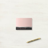 Eleganter Luxus einfach, Diamanten, Perlen Post-it Klebezettel (Auf Schreibtisch)