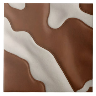 Eleganter Luxus-Faux-Rindleder Moderne Kollektion Fliese