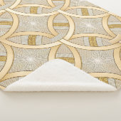 Eleganter Luxus Geometrisch  Sherpadecke (3/4)