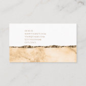 Eleganter Luxus-Glitzer Visitenkarte (Rückseite)