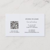 Eleganter Luxus Gold 3D Abstract | QR-Code Visitenkarte (Rückseite)