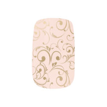 Eleganter Luxus Gold Rosa Rosa Wirbel