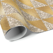 Eleganter Luxus Gold Silver Glitzer Sparkle Geschenkpapier (Rolleneckpunkt)