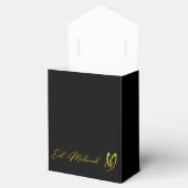 Eleganter Luxus Golden Eid Mubarak Gefallen Box Geschenkschachtel (Geöffnet)