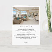 Eleganter Luxus-Immobilienprospekt Programm (Rückseite)