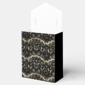 Eleganter Luxus in schwarzem Gold, französische Bl Geschenkschachtel (Geöffnet)