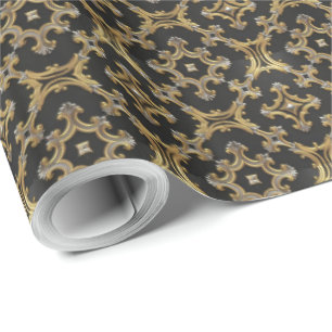 Eleganter Luxus-Look Geschenkpapier
